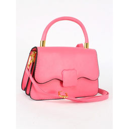 Сумка женская искусственная кожа Ch&K-1075, 1отд, плечевой ремень, розовый SALE 255081