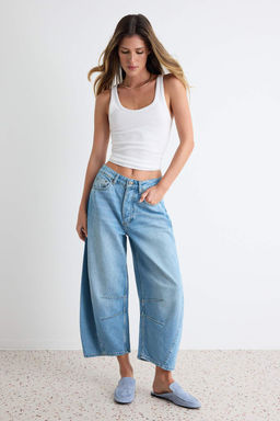 Mavi Y_ksek Bel D_k_ml_ Barrel Jeans TWOSS26JE00371