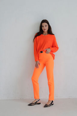 10143 Брюки-дудочки коралловые - Martichelli фото 8