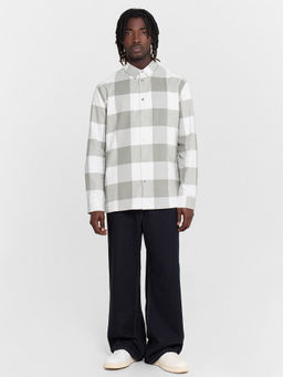 Рубашка мужская серая в клетку - Mark formelle фото 3