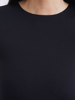 Bisiklet Yaka Kad?n Bodysuit