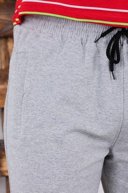Брюки спортивные 
 3.MM114B-серый-светлый