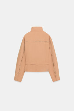 CHAQUETA TACHAS CINTUR?N / Melocot?n - Zara фото 6