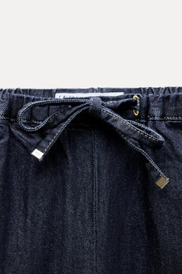 Z1975 HIGH-WAIST WIDE-LEG JOGGER JEANS - Zara фото 6