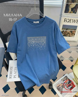 Футболка со стразами и рисунком - Bruno фото 5