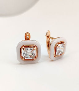 Серьги с керамикой