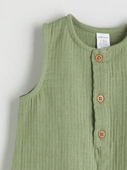 Yakas? D??meli Erkek Bebek Tulum