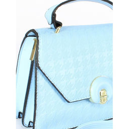 Сумка женская искусственная кожа Ch&K-1069, 1отд, плечевой ремень, голубой SALE 255052 - Adelia фото 4