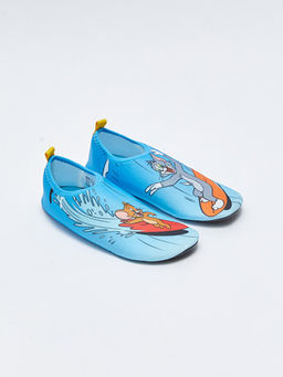 Tom&Jerry Lisansl? Bask?l? Erkek ?ocuk Deniz Ayakkab?s?