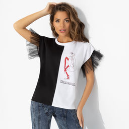 Футболка с лозунгом, Загадочная собеседница - Charutti фото 2