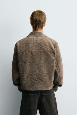 TEXTURED JACQUARD JACKET - Zara фото 3