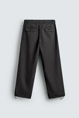PANTAL?N RELAXED FIT ALGOD?N AARON LEVINE X ZARA / Negro  фото 7