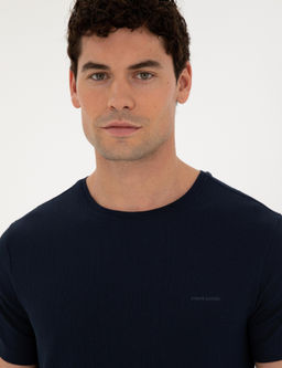 Lacivert Slim Fit Ti__rt