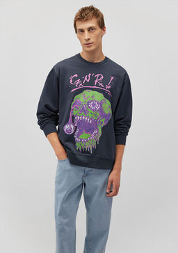 Lacivert Sweatshirt - Mavi фото 2