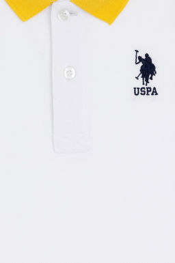 Футболка-поло U.S. Polo Assn белая хлопок  фото 12
