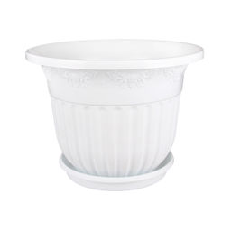 Горшок цв."Лозанна" 40л с под. (белый) М1616