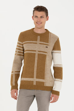 Мужской легкий свитер цвета хаки - U.s. polo assn фото 15