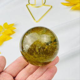 Шар из Цитрина на подставке