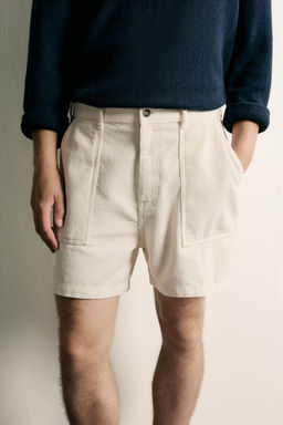 BERMUDA REGULAR FIT PANA / Crudo - Zara фото 5