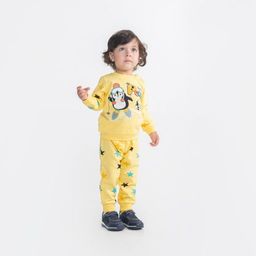 CRB wear/CWNB 90054-30-289 Комплект для мальчика (джемпер, брюки), светло-желтый/Ex.Cherubino