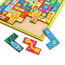 Головоломка тетрис «Роботы», 29 деталей