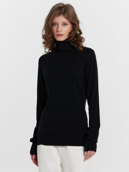 Водолазка женская черная черный 122911