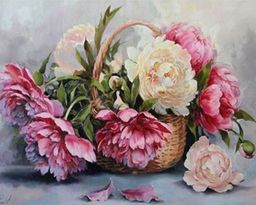 Цветы в корзине