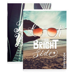 Тетрадь-перевертыш 80 л. арт. 64360 ЦИТАТА ДНЯ /А4, вн.блок - клетка, белый офсет, облож.- мелованны