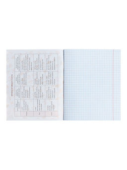 Тетрадь предметная Calligrata TOP «Школьный стиль», 48 листов в клетку Английский язык, со справочным материалом, пластиковая обложка, блок офсет