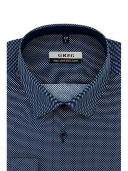 Сорочка мужская длинный рукав GREG 213/231/1851/ZV/1