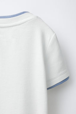 CAMISETA DOBLE CON MODAL / Blanco - Zara фото 4
