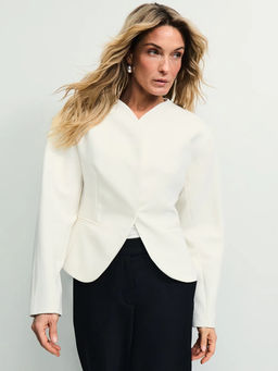 Приталенный жакет с вискозой в составе / Zarina  фото 7