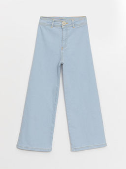 Wideleg K?z ?ocuk Jean Pantolon