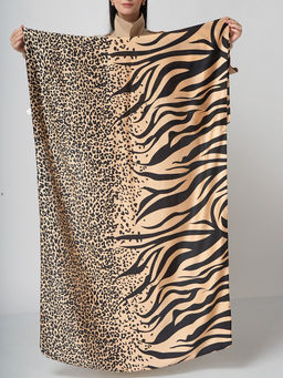 Большой, мягкий, тонкий и очень нежный двусторонний палантин с рисунком Tantino