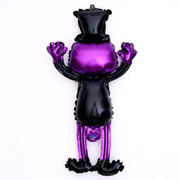 Цена за 5 шт. Воздушный шар фольгированный 20" «Тыква в шляпе», под воздух