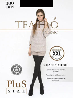 Колготки TEATRO ICELAND STYLE 300 MAXI черный