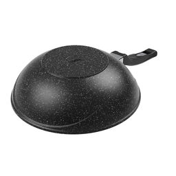 Сковорода-вок алюмин. 28см (АП) Гранит black (78802) (Мечта)