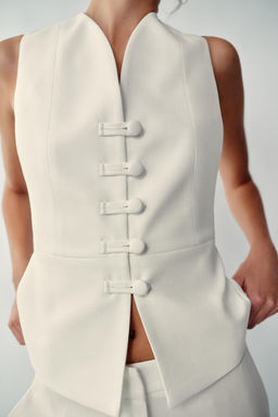 CHALECO PEPLUM / Crudo - Zara фото 2
