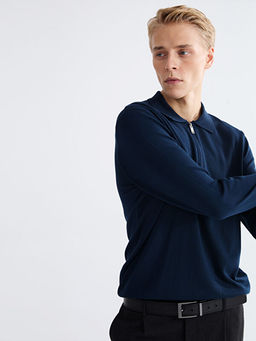 Polo Yaka Erkek Triko Kazak