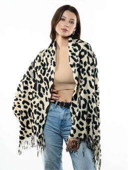 Яркий палантин с анималистичным принтом - Pretty mania фото 10