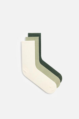 PACK OF 3 RIBBED SOCKS - Zara фото 2