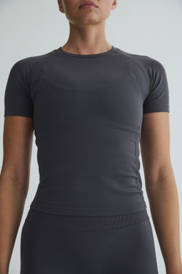 Camiseta de deporte Seamless Slim Fit con DryMove - H&m фото 7