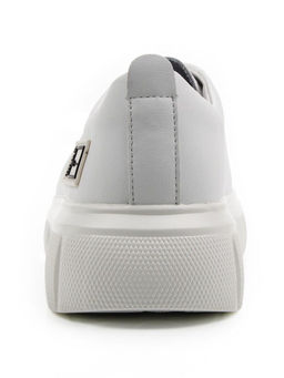 03-YD271-1 WHITE Полуботинки спортивные женские (натуральная кожа)