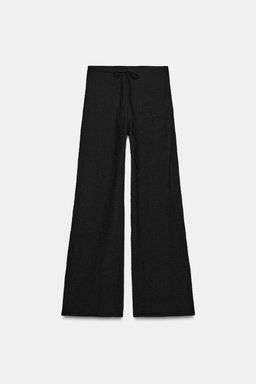 TEXTURED STRAIGHT-FIT TROUSERS - Zara фото 63