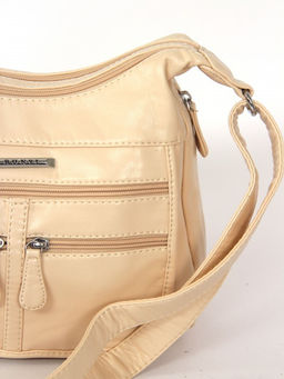 Сумка женская искусственная кожа Guecca-RY 1999, 2отд, плечевой ремень, св.бежевый SALE 261777 - Adelia фото 9