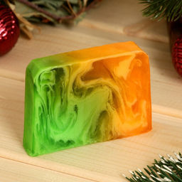 Мыло СПА - уход для бани и сауны Мандарин и хвоя 80 г - Добропаровъ фото 3