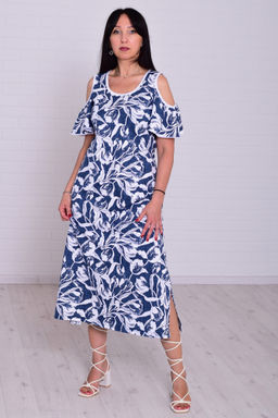 Сарафан женский 4-107 (бело-синий)