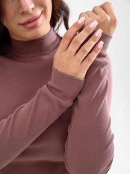 Водолазка кашкорсе рубчик Хлопок 95% лайкра 5%(стойка) - Оптима фото 15