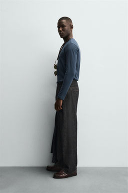 BASIC SLIM FIT T-SHIRT - Zara фото 4