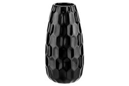 Ваза 21 см 1 л Соты черная